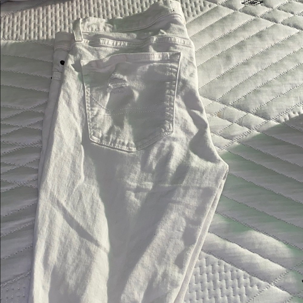 White Ripped Jeans - Picture 3 of 7